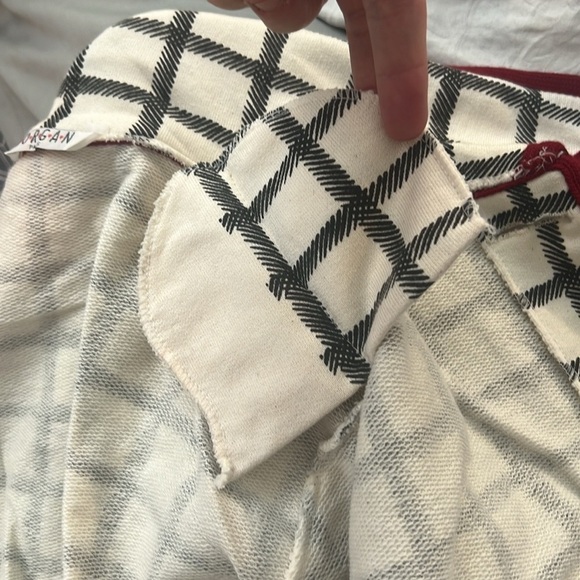 VTG Morgan de Toi,Cotton Blend Cream/Wine Double-Row Buttons,Pockets,EUC, Size M - Picture 6 of 12